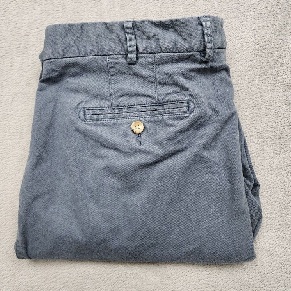 Peter Millar Chino Pants Mens 36 Gray Pima Cotton Stretch 97/3 Casual Trousers